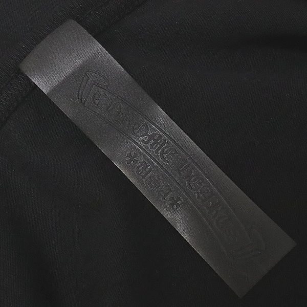  CHROME HEARTS クロムハーツ Y NOT イングリッシュ ロゴ刺繍 Tシャツ 半袖 メンズ size XL 黒 100420 半袖 シャツ ブラウス