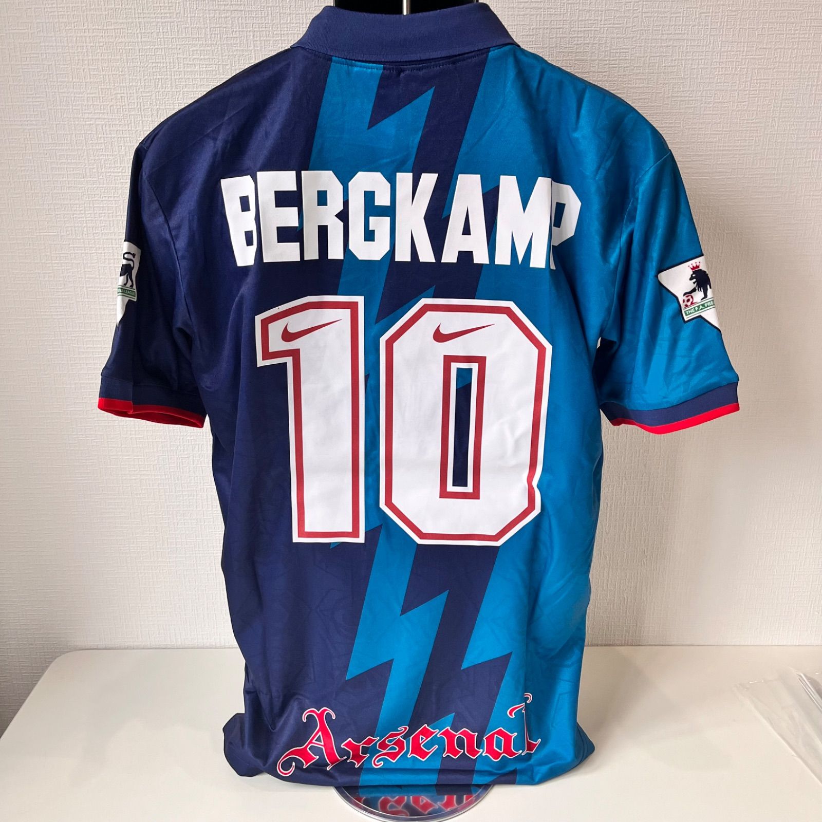 背番号10番 BERGKAMP ベルカンプ Nike ナイキ アーセナル 1995年 ユニフォーム