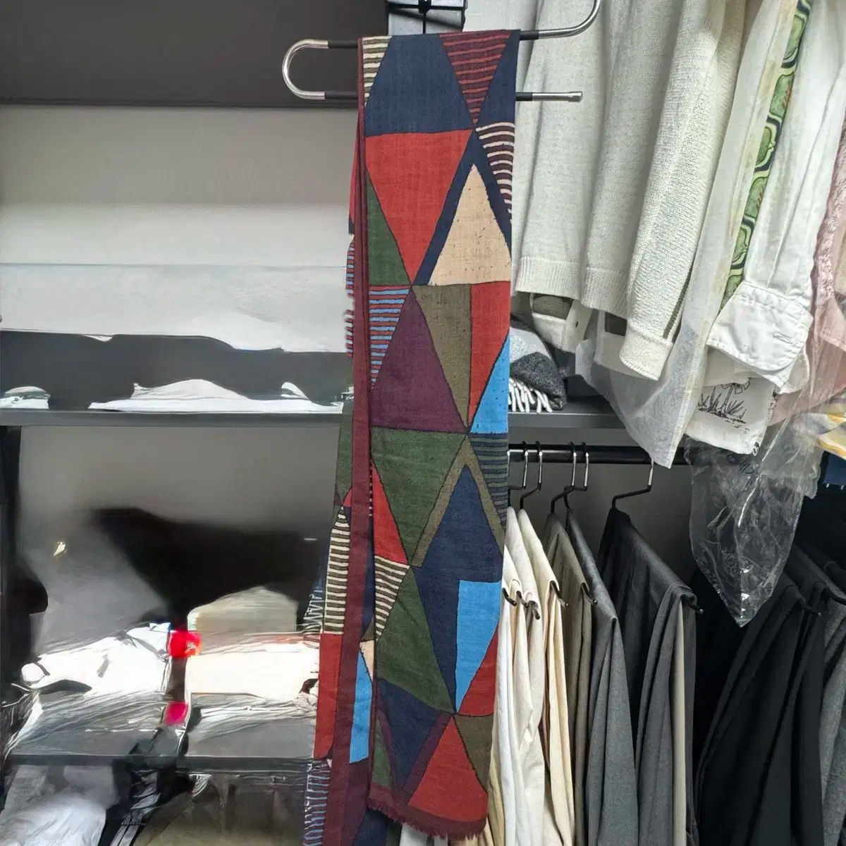 ボンクラ☓ドレイクス ストール ネイビー ボンクラ☓ドレイクス