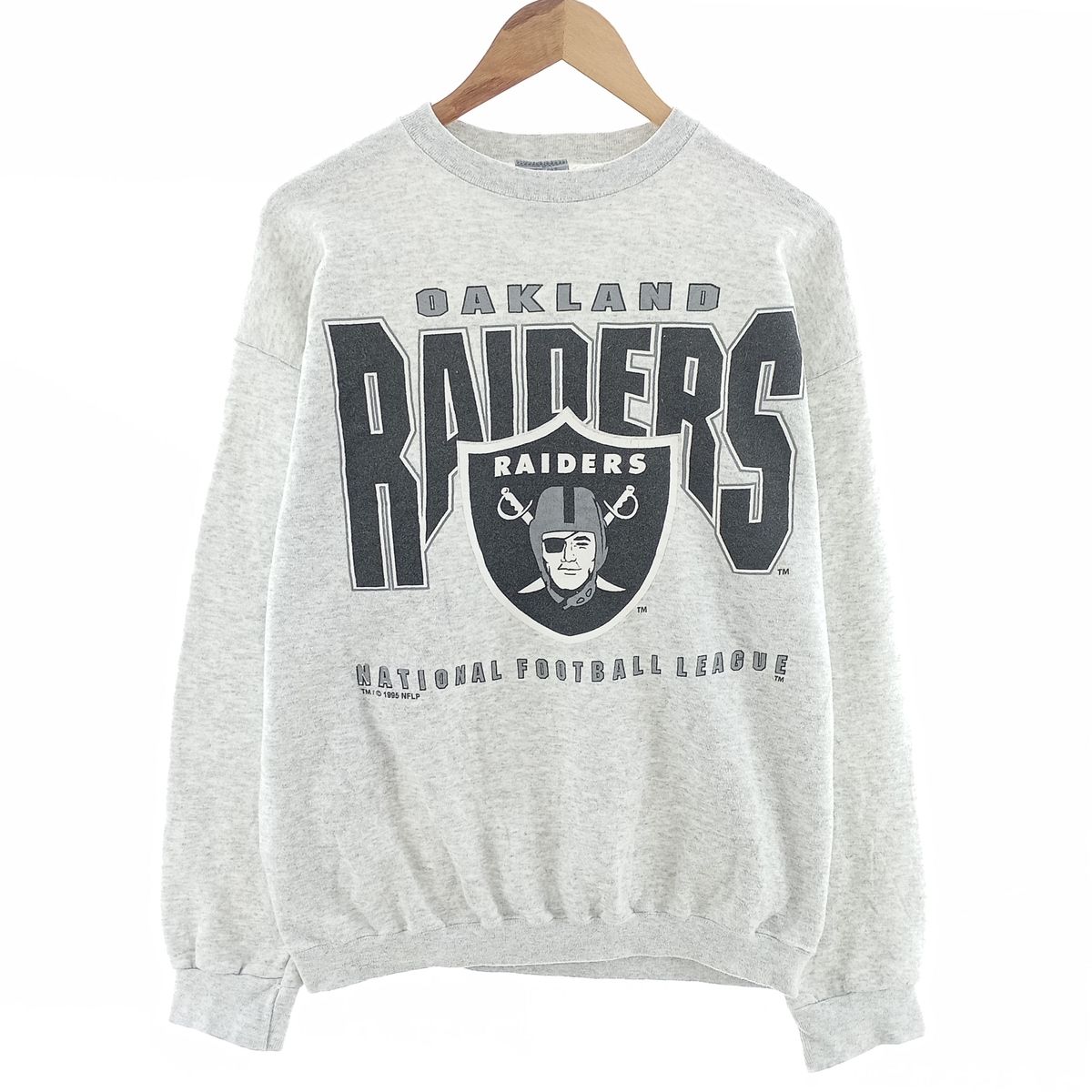 古着 90年代 LOGO7 NFL LAS VEGAS RAIDERS ラスベガスレイダース スウェットシャツ トレーナー USA製 メンズL相当 ヴィンテージ/eaa403373