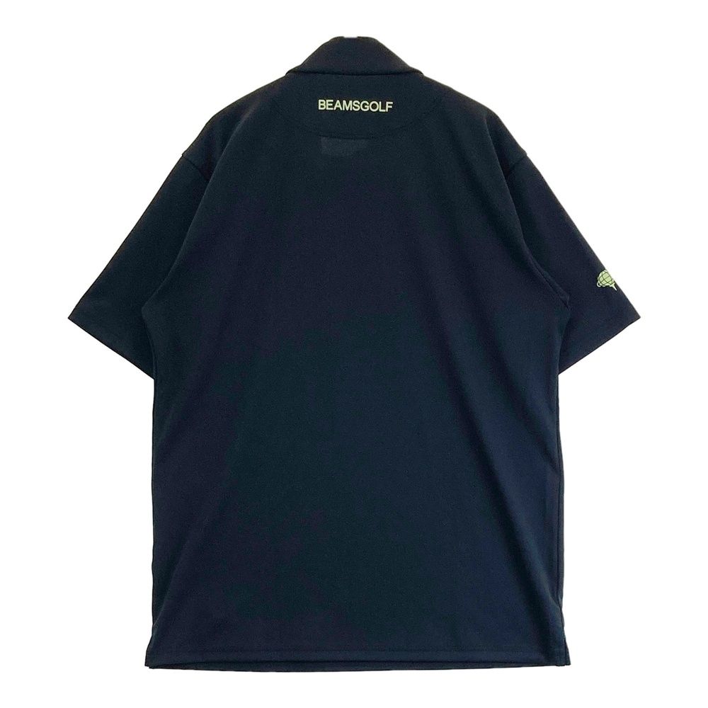 サイズ L BEAMS GOLF ビームスゴルフ ハイネック 半袖Tシャツ ブラック系 240101534816 ゴルフウェア メンズ ストスト