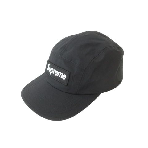 シュプリーム SUPREME ゴアテックス GORE-TEX 25SS Camp Cap ボックスロゴ キャップ 帽子 H107SS25 黒 ブラック AA