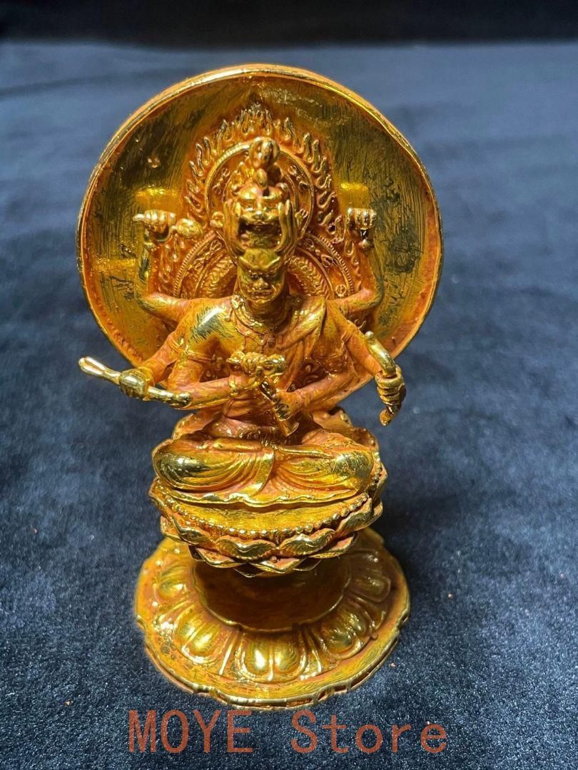 観音 菩薩 銅製 仏像 彫刻 置物 開運 風水 骨董　インテリア　アンティーク 仏教美術 仏像 地蔵 菩薩 観音 銅製 開運 風水 工芸品 ショップ 置物zw0829