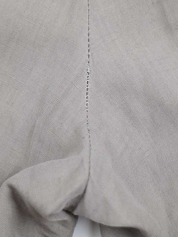 HERMES エルメス リネンウールイージースラックスパンツ グレー 38