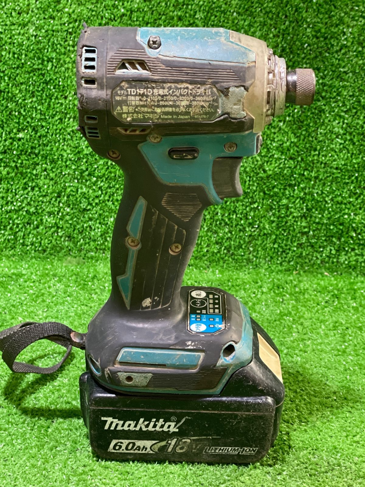 マキタ TD171D 充電式インパクトドライバ 純正バッテリ1個付 ※現状品 