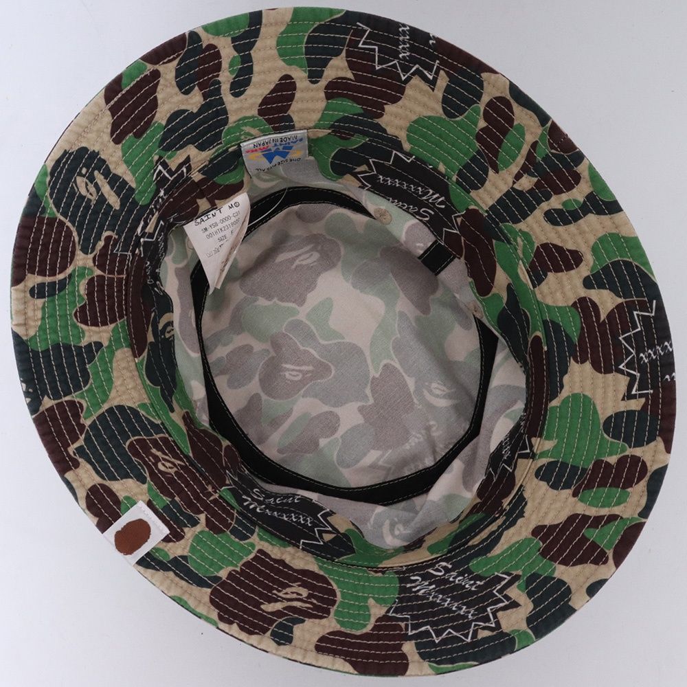 SAINT MICHAEL × A BATHING APE AP_BUCKET HAT ST APE - メルカリ