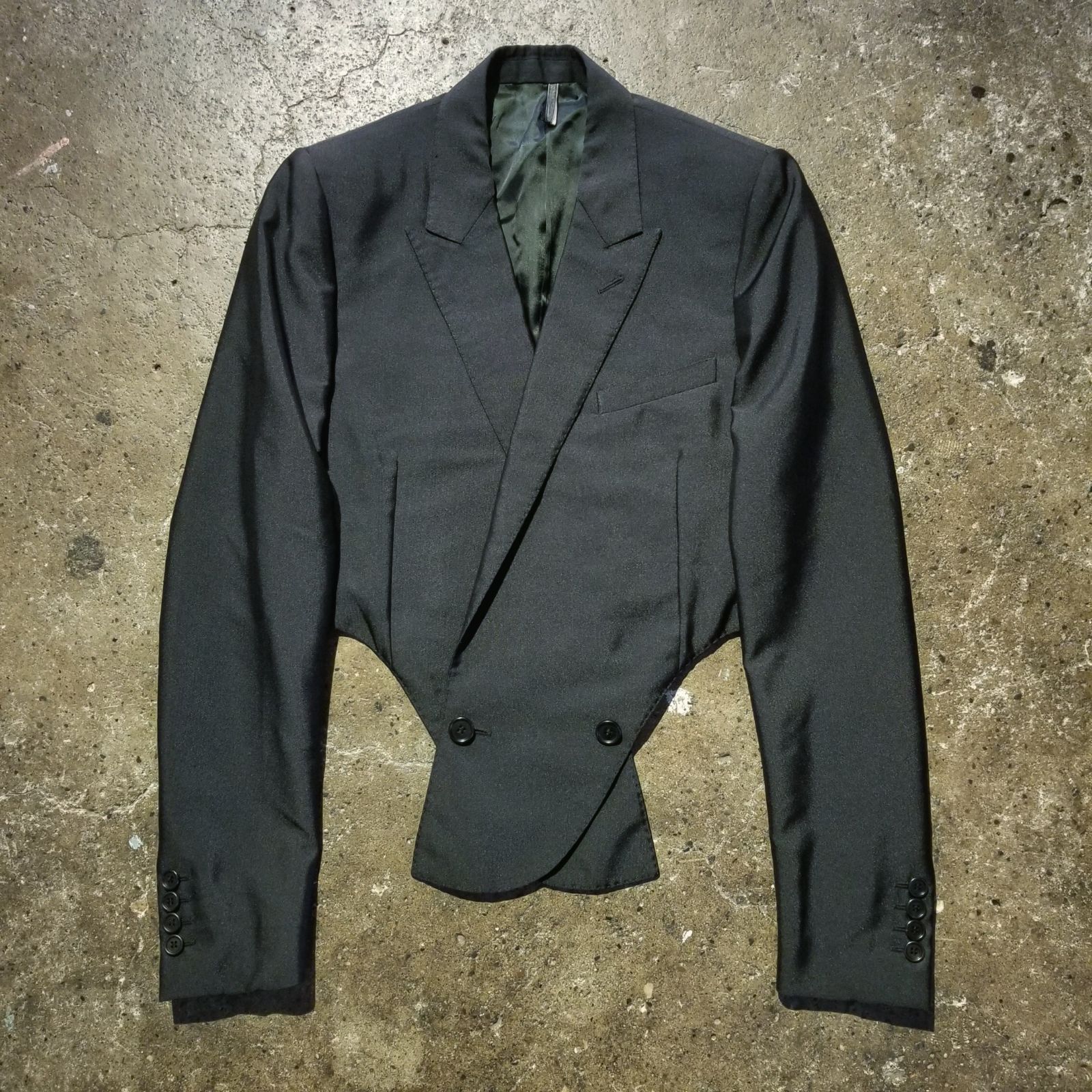 Dior HOMME 06aw ピークドラペル ショートテーラード 変形 44