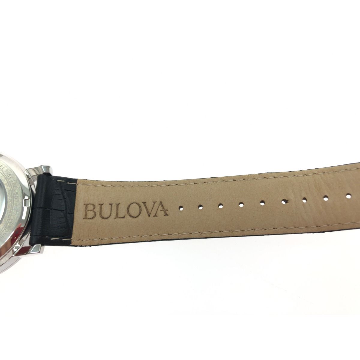 ▽▽BULOVA ブローバ メンズ腕時計 自動巻き Leather Watch 96C131 ...