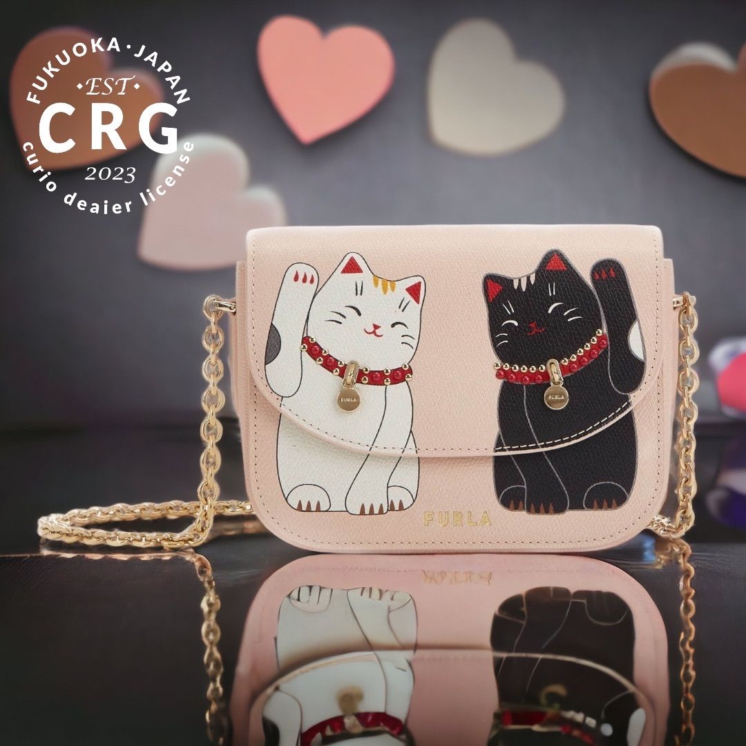 FURLA アジア限定 招き猫 ショルダーバッグ ピンク