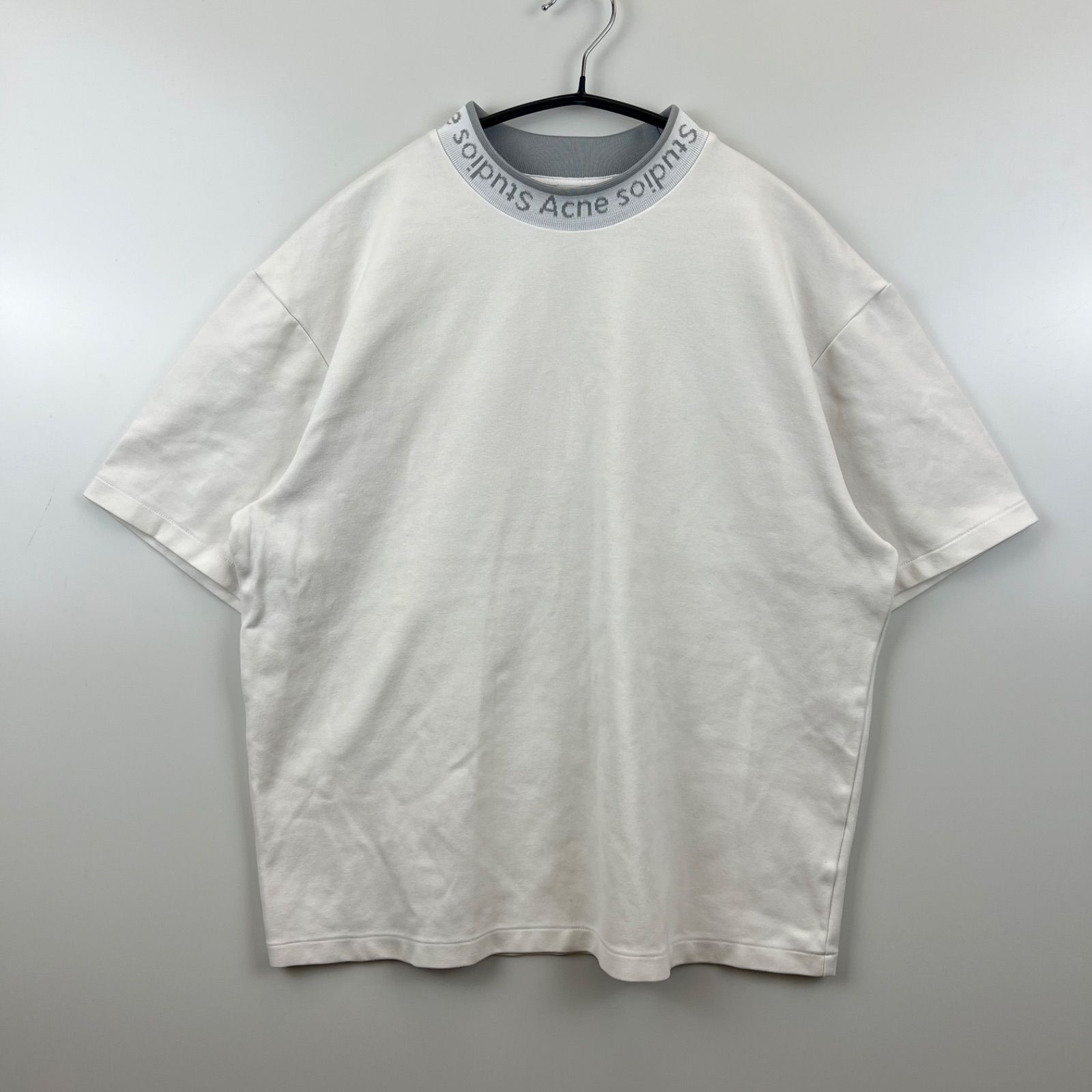 Acne Studios 20ss neck logo stretch Tee XS FN-MN-TSHI000119