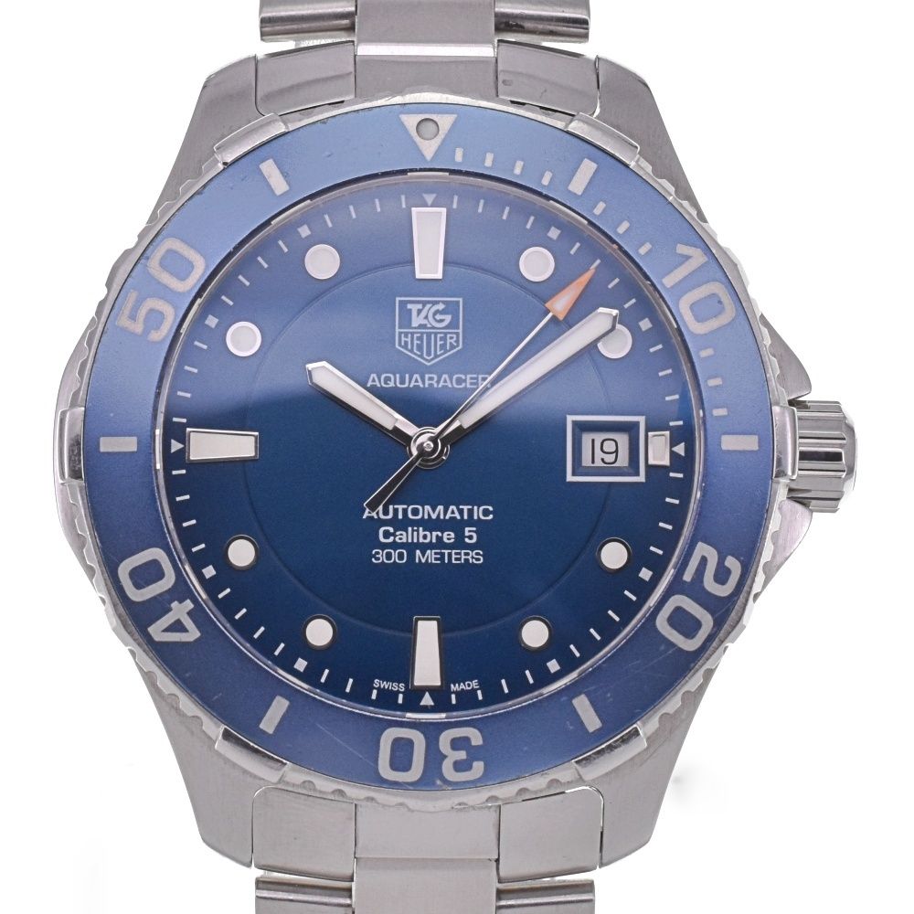 タグホイヤー TAG HEUER WAN2111.BA0822 アクアレーサー キャリバー5 デイト 自動巻き メンズ良品箱付き E#131012