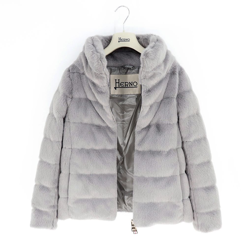 ヘルノ ダウンジャケット フェイクファー PI001935D #42 グレー 【公式