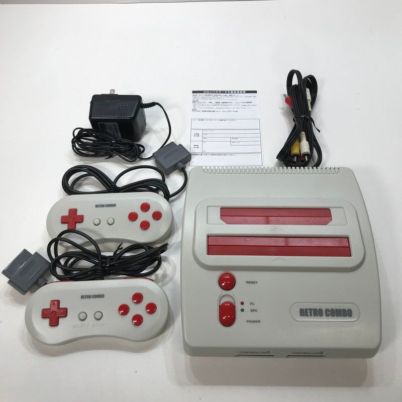 ☆安心の全品国内発送！ FC SFC用互換機 レトロコンボ RED RETRO COMBO RED 023-250922-mh-06-fuz