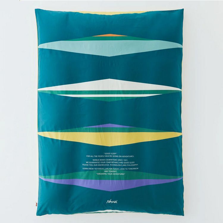 ナンガ 掛け布団カバーシングル フォレストグリーン シングル 150×210cm N1VRFGS4-FOREST GREEN DUVET COVER SINGLE S BEG NANGA