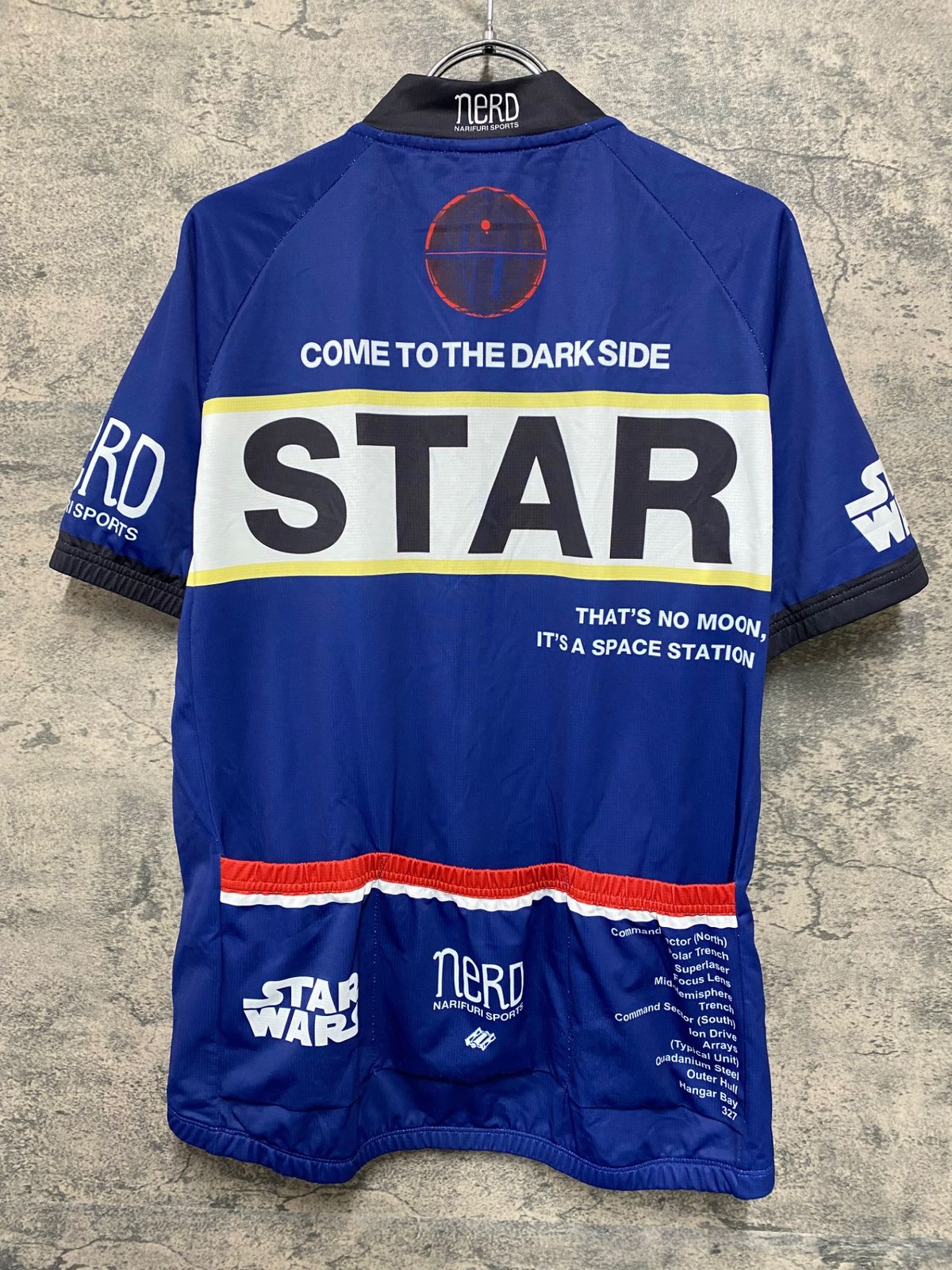 【24時間以内/匿名配送】ナリフリ スターウォーズ 半袖 サイクルジャージ L 24時間以内/匿名配送】ナリフリ スターウォーズ 半袖 サイクル