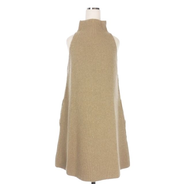 ステラマッカートニー STELLA McCARTNEY ハイネック ノースリーブニット セーター 40 ベージュ 415-240059 国内正規 レディース ステラマッカートニー STELLA McCARTNEY ハイネック