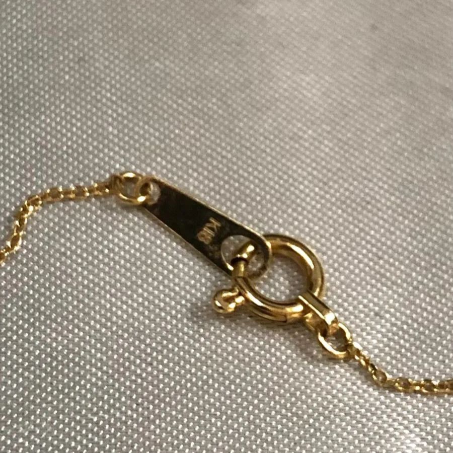 4℃ ヨンドシーK18 ゴールド ドロップ型 ネックレス 4℃ ヨンドシーK18 ゴールド ドロップ型 ネックレス