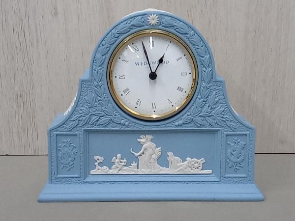 美品・動作確認済み  ジャスパー ペールブルー マントルクロック ジャスパー ペール ブルー マントルクロック|WEDGWOOD公式