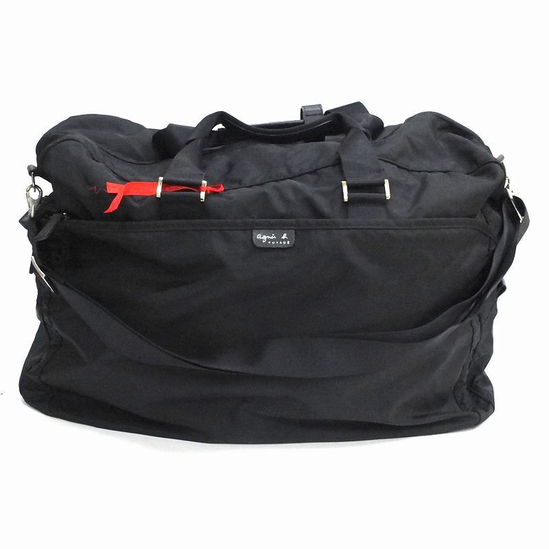アニエスベーVOYAGE 2wayボストンバッグ鍵付き agnes b VOYAGE 