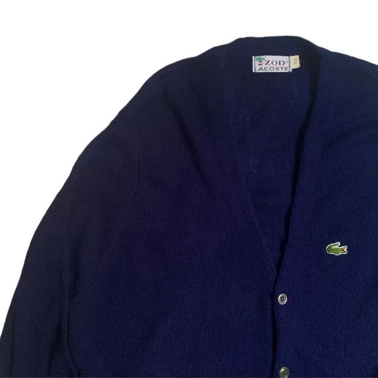 70's IZOD LACOSTE Acrylic Cardigan ラコステ カーディガン
