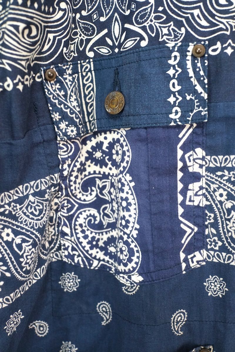 【OFF】レディーメイドREADYMADEバンダナバーンコートシャツペイズ READYMADE レディメイド BANDANA BURN COAT バンダナ バーン コート