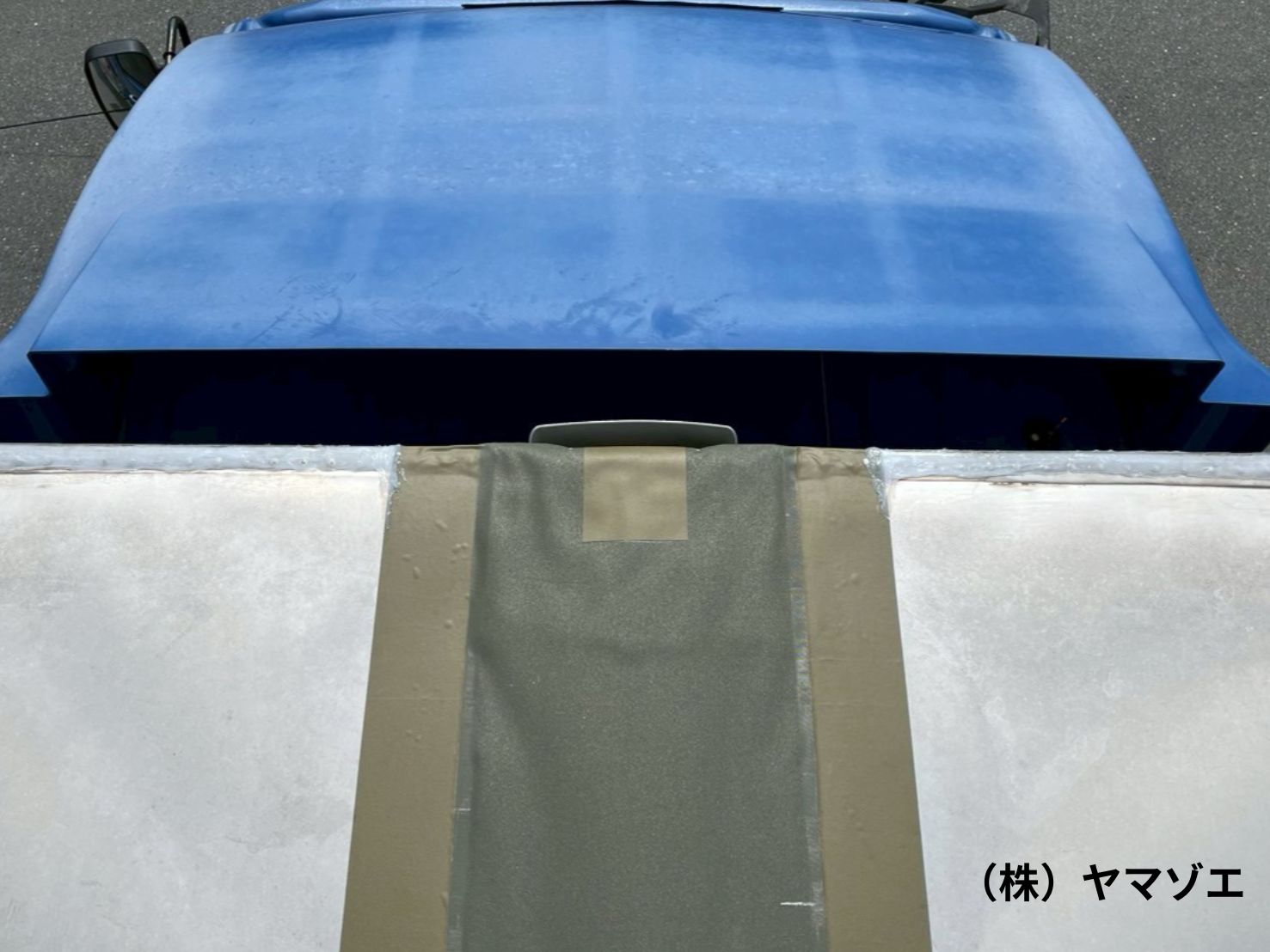 天井シート 中央部粘着無し