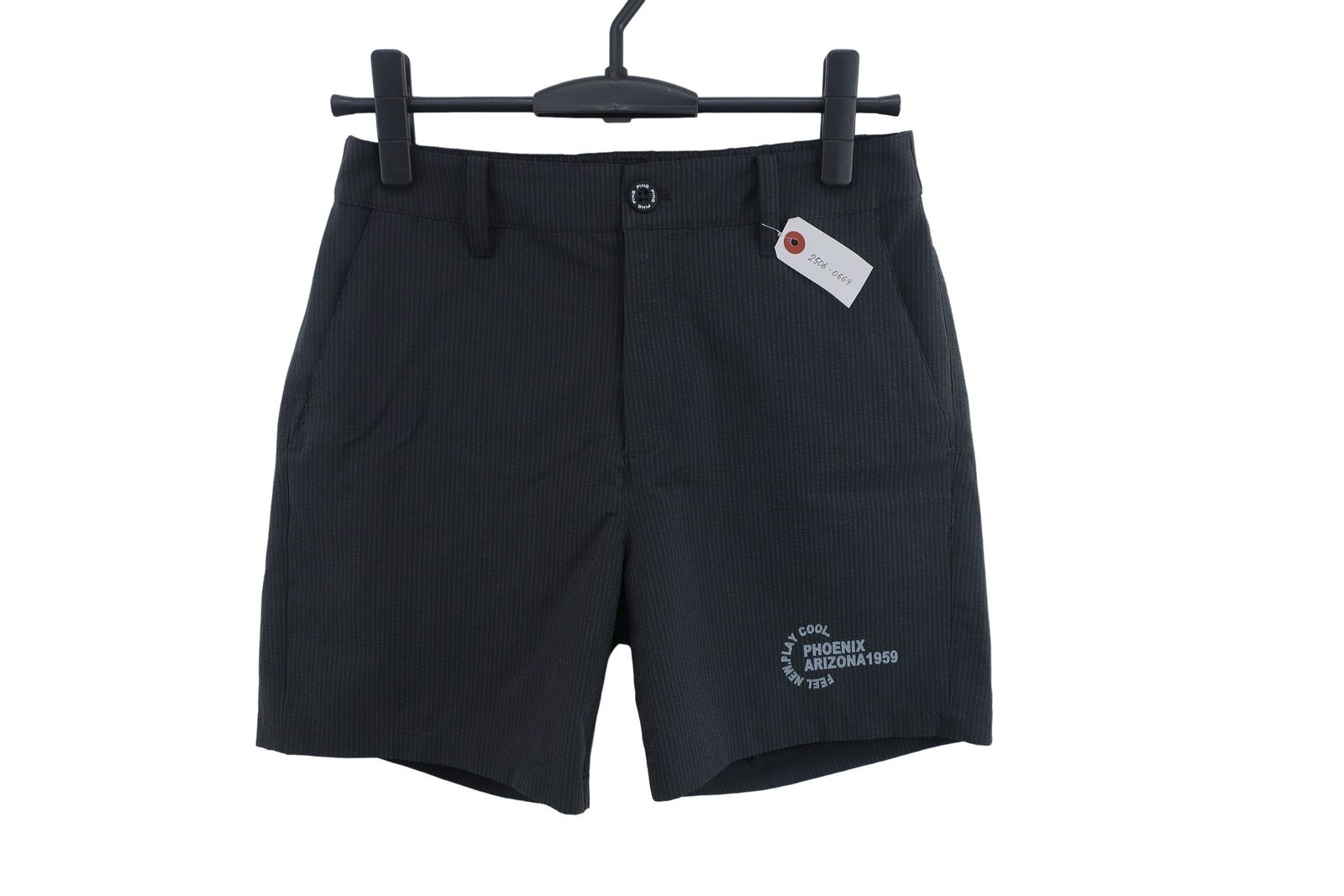 美品】PING(ピン) ショートパンツ グレーストライプ レディース