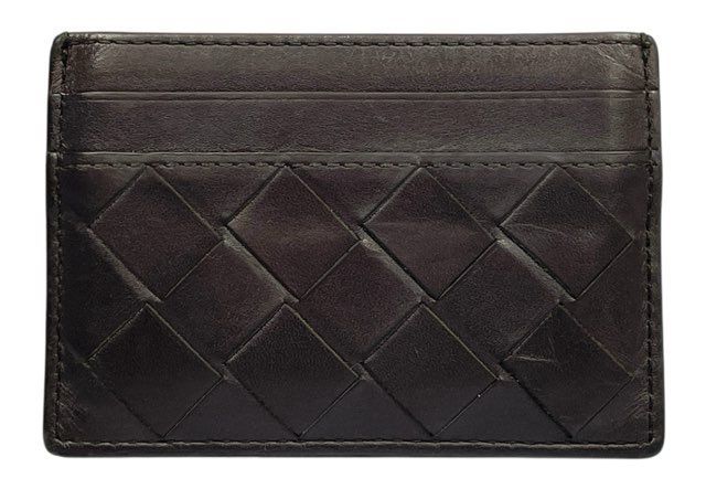 ◆BOTTEGA VENETA◆カードケース 名刺入れ ダークブラウン 赤濃茶 ◇BOTTEGA VENETA◇カードケース 名刺入れ ダークブラウン 赤濃茶
