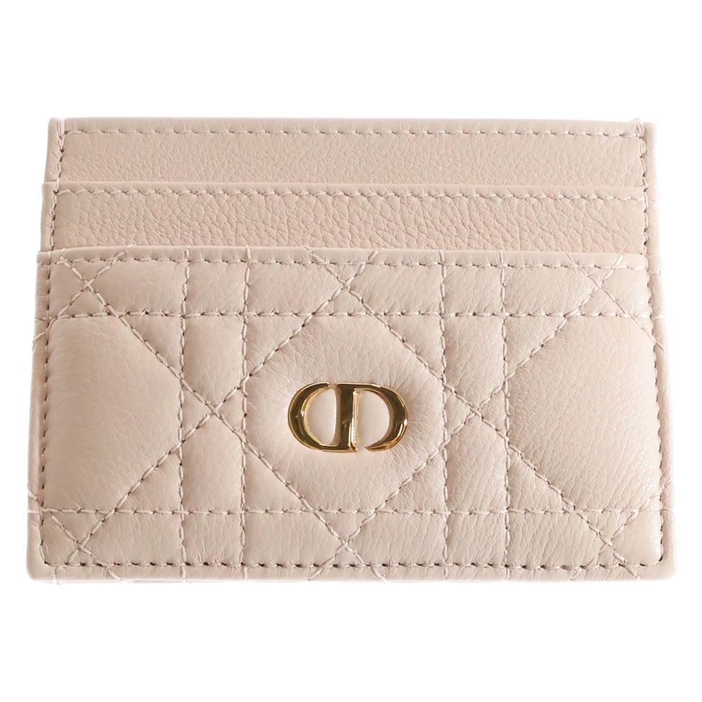 DIOR ディオール Caro Freesia カロ フリージア カーフスキン CDロゴ カードケース S5130UWHC_M413 ピンク