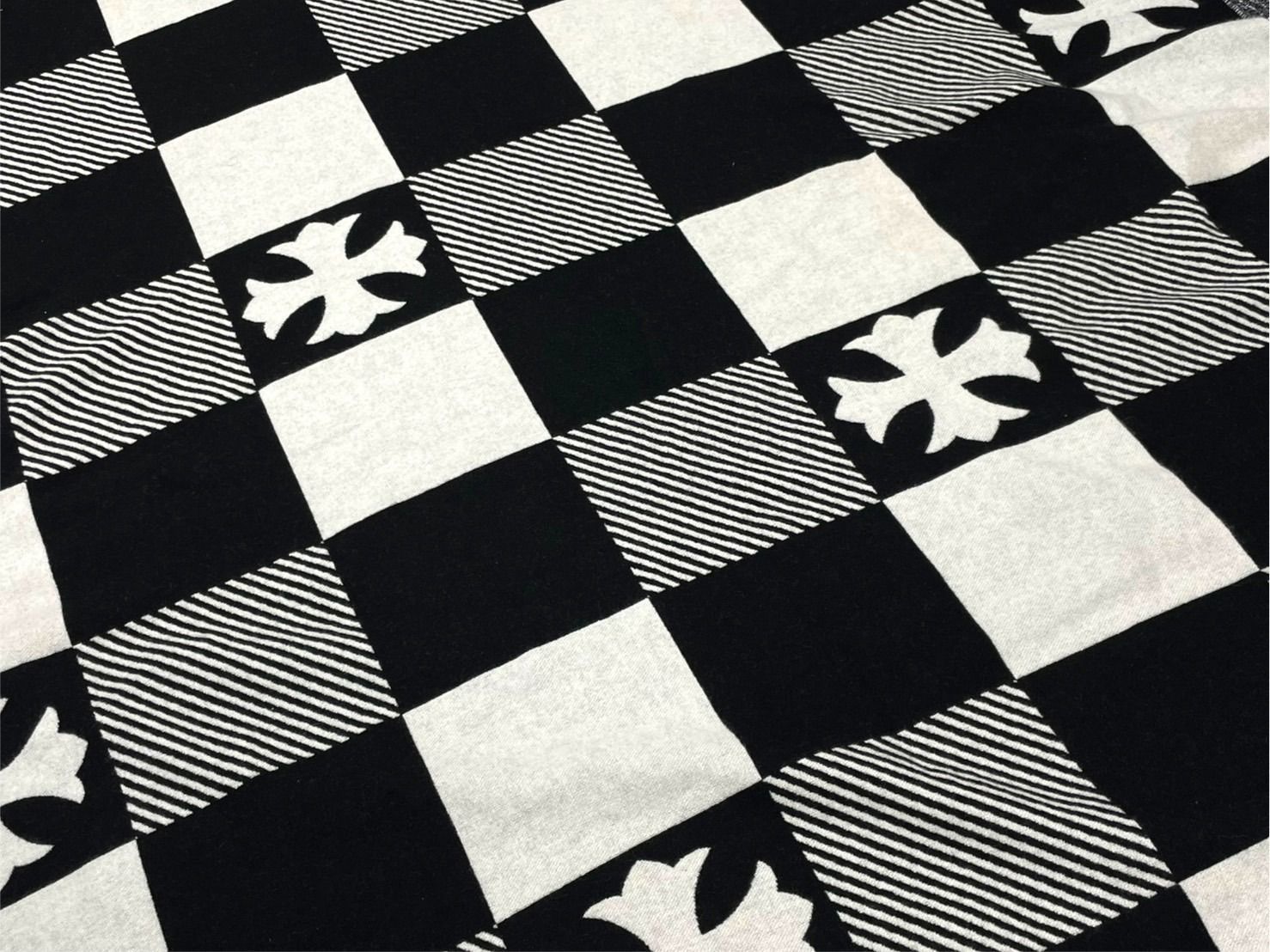 新品未使用 ChromeHearts クロムハーツ チェッカードカシミア
