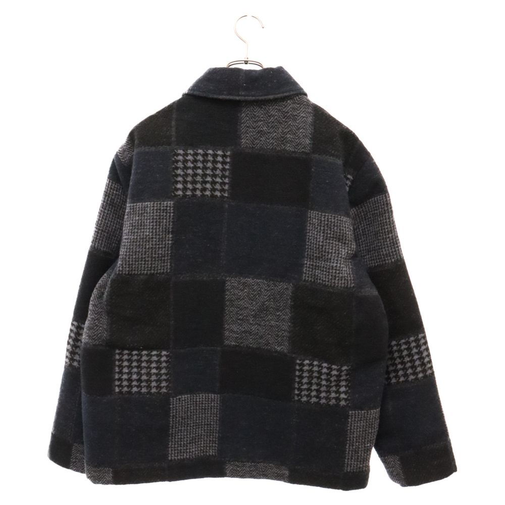 KITH (キス) パッチワーク ウール コーチジャケット ネイビー 23-020