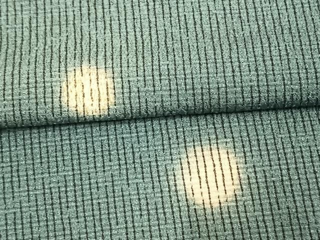 平和屋着物▽訪問着 単衣 お召地 刺繍 蛍ぼかし ロング丈 正絹 逸品