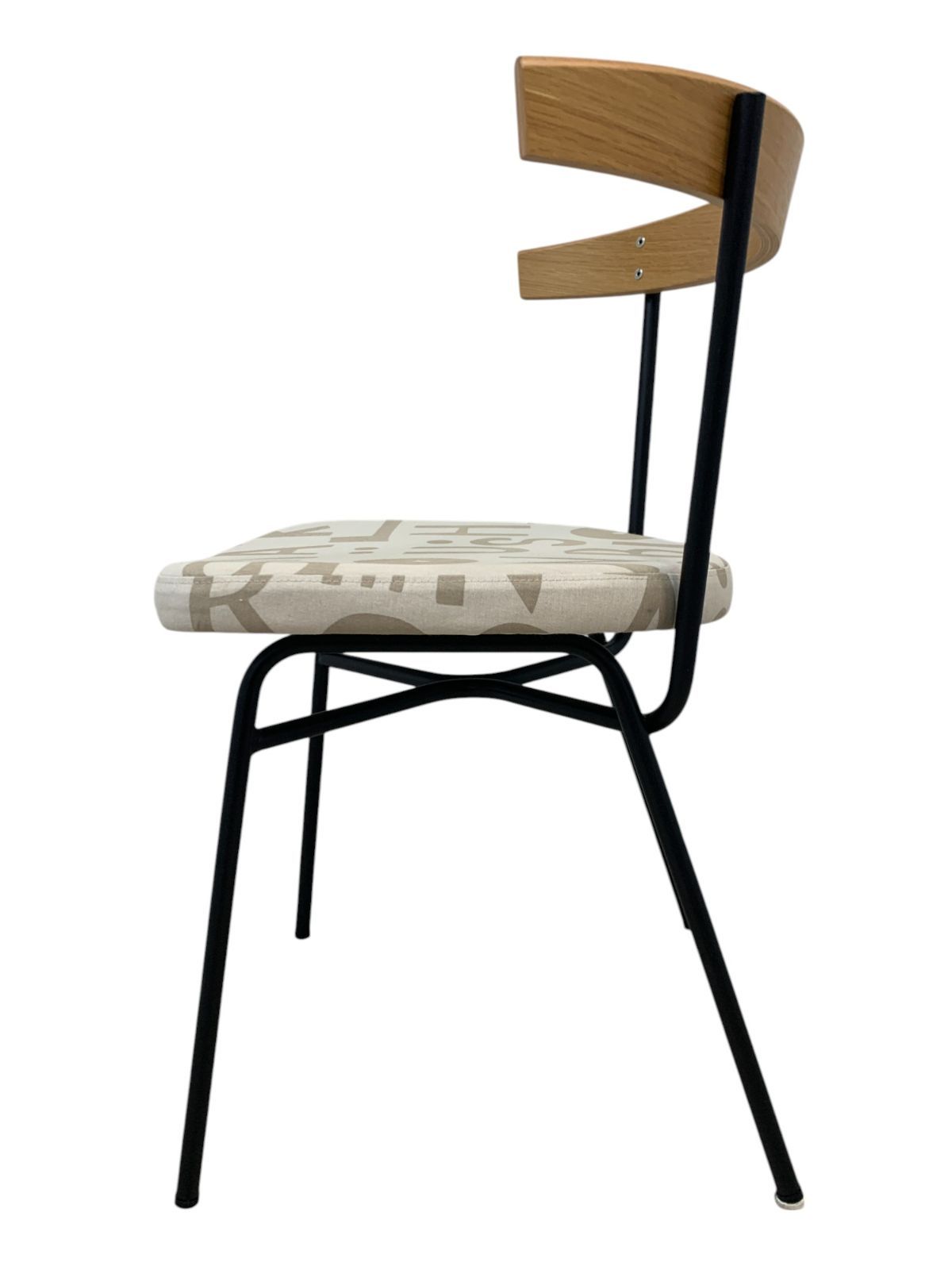 IDEE イデー FERRET CHAIR Black frame YUNOKI Alphabet 幅507 × 奥行