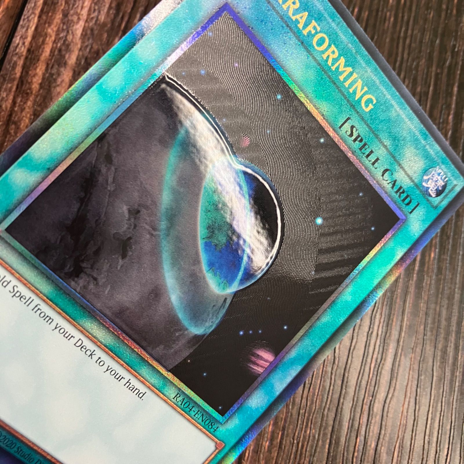 遊戯王 テラフォーミング 英語版　レリーフ 遊戯王】テラ・フォーミング 英語 EU レリーフ - メルカリ
