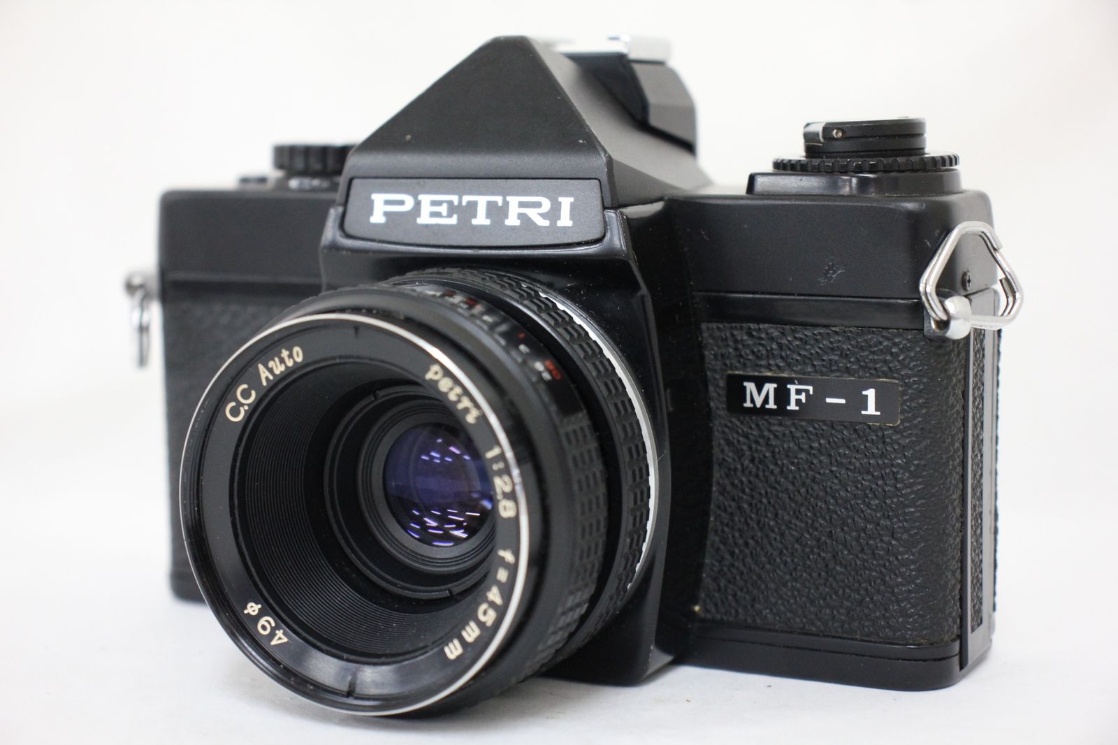 訳あり品 Petri MF-1 ブラック C.C Auto 45mm F2.8 ボディレンズセット e2819