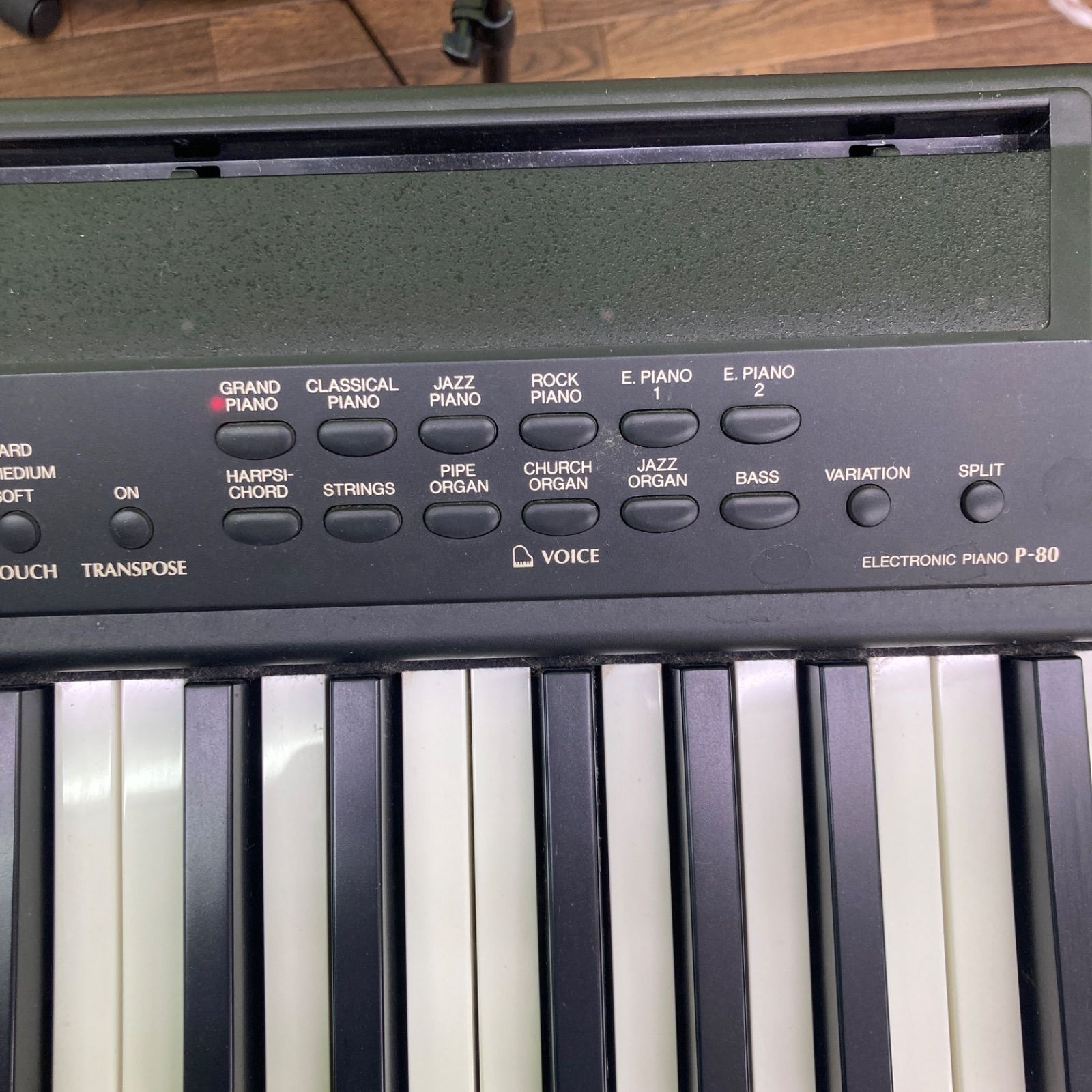 YAMAHA キーボード 88鍵 スタンド 楽譜スタンド 電子ピアノ ブラック P 