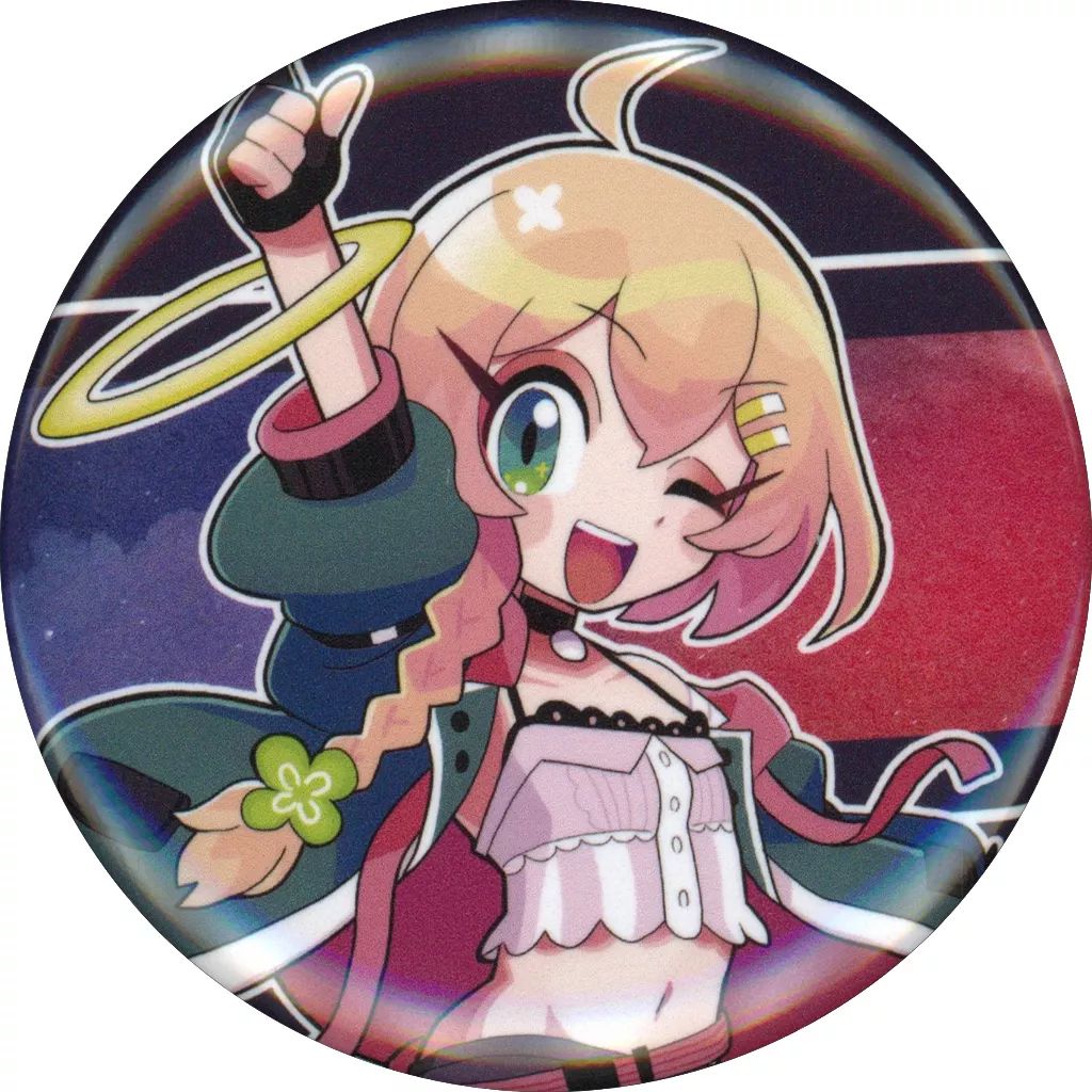 中古】バッジ・ピンズ 天羽よつは(とびだせユニバース)/等身