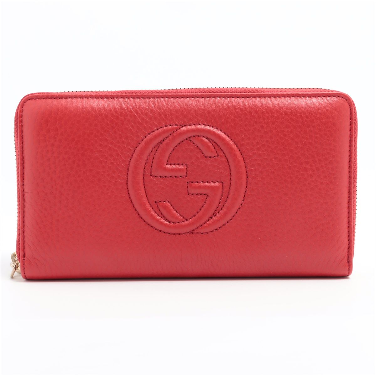 GUCCI/グッチ ソーホー レザー ラウンドジップ ウォレット 308280