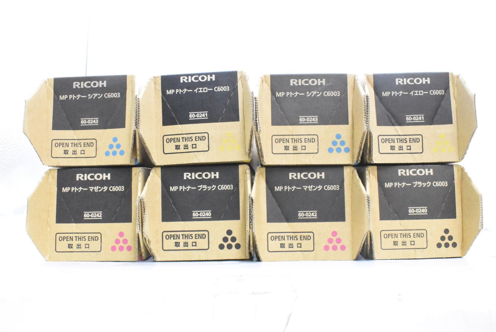 RICOH MP Pトナー C6003 5本セット RICOH MP Pトナー C6003 5本セット ブラック イエロー マゼンタ 各1本