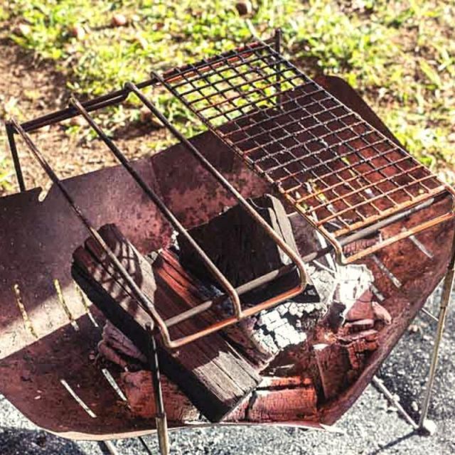 網 焚き火ゴトク 焚き火五徳 焚火 グリル 焚き火グリル用 ゴトク