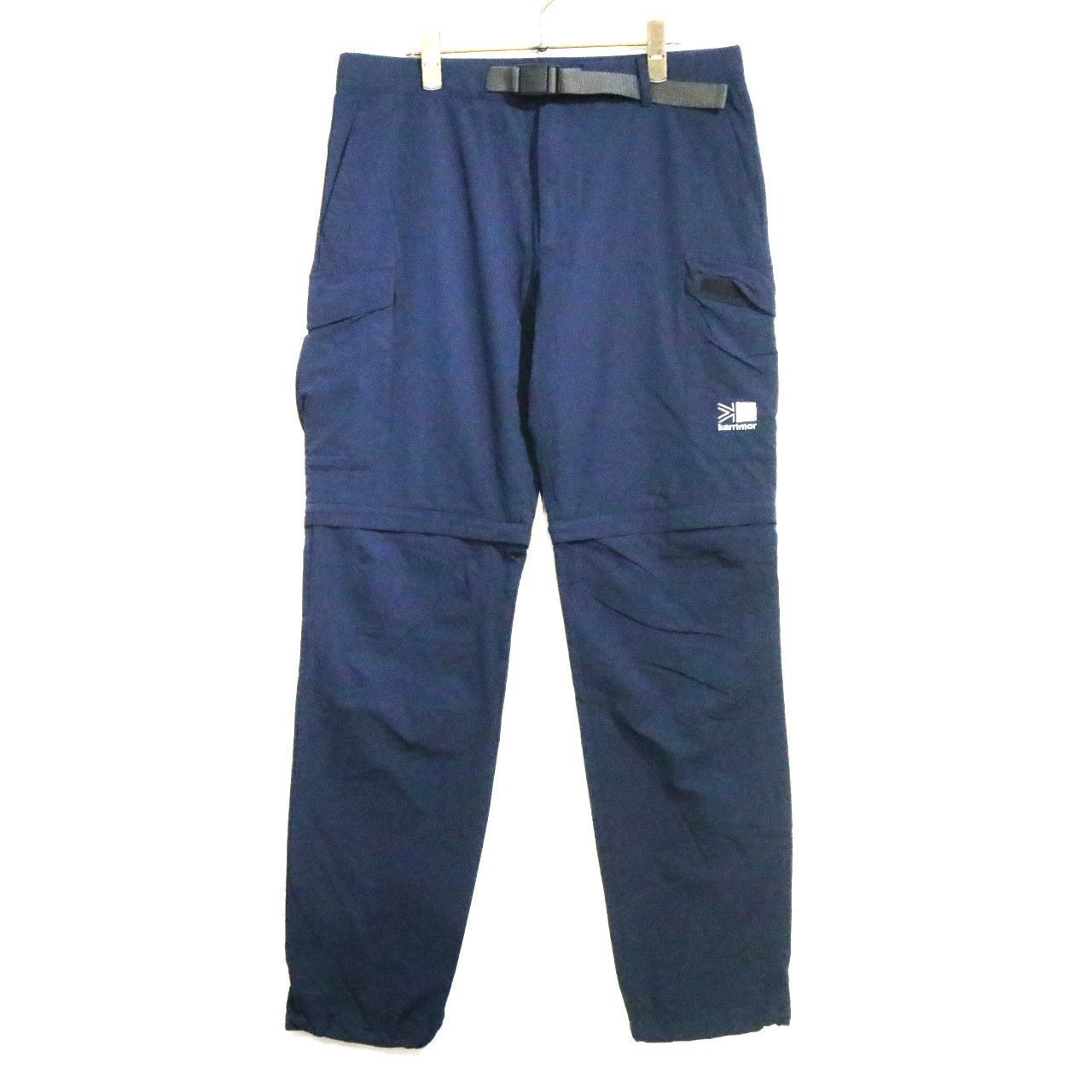 【中古A】karrimor カリマー L メンズ ナイロンパンツ コンフィーコンバーチブルパンツ SM-KG19-0520 紺 アウトドア スポーツ 中古A 古着