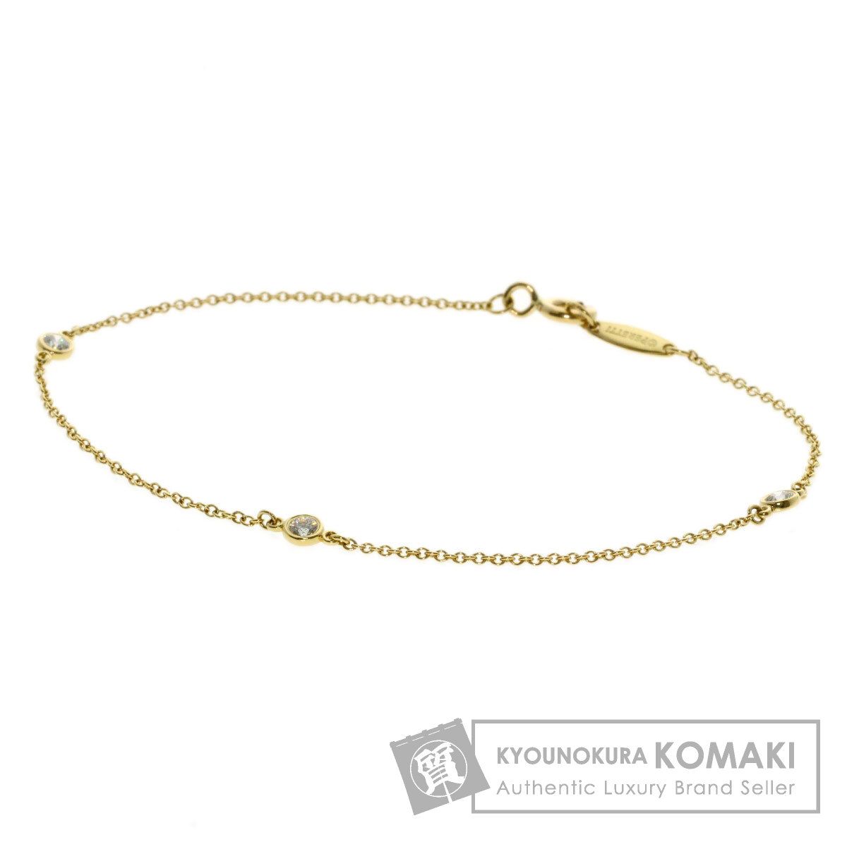 Tiffany&co K18YG ダイヤブレスレット