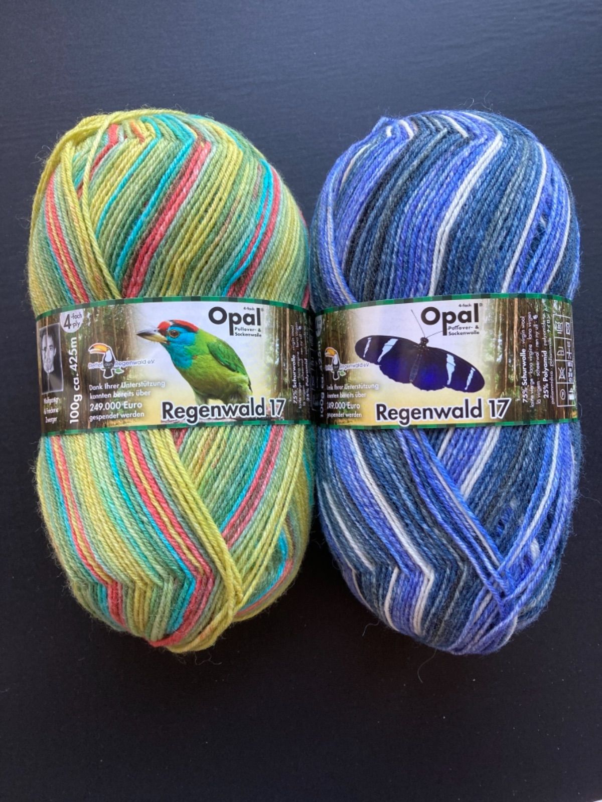 海外並行輸入正規品 opalレーゲンバルド7色セット オパール毛糸 