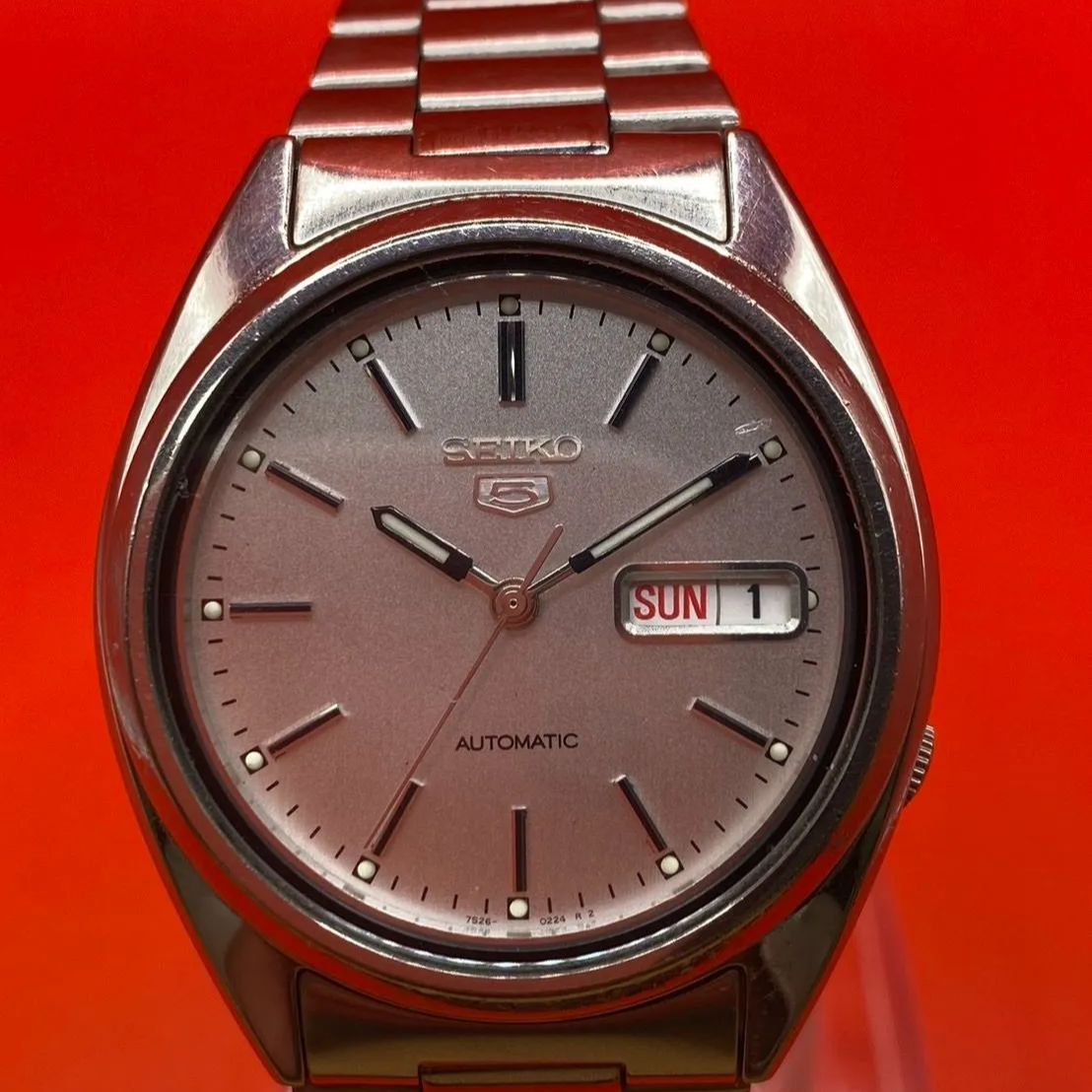 1円 セイコー デイデイト 自動巻き オートマチック 腕時計 7S26-0050