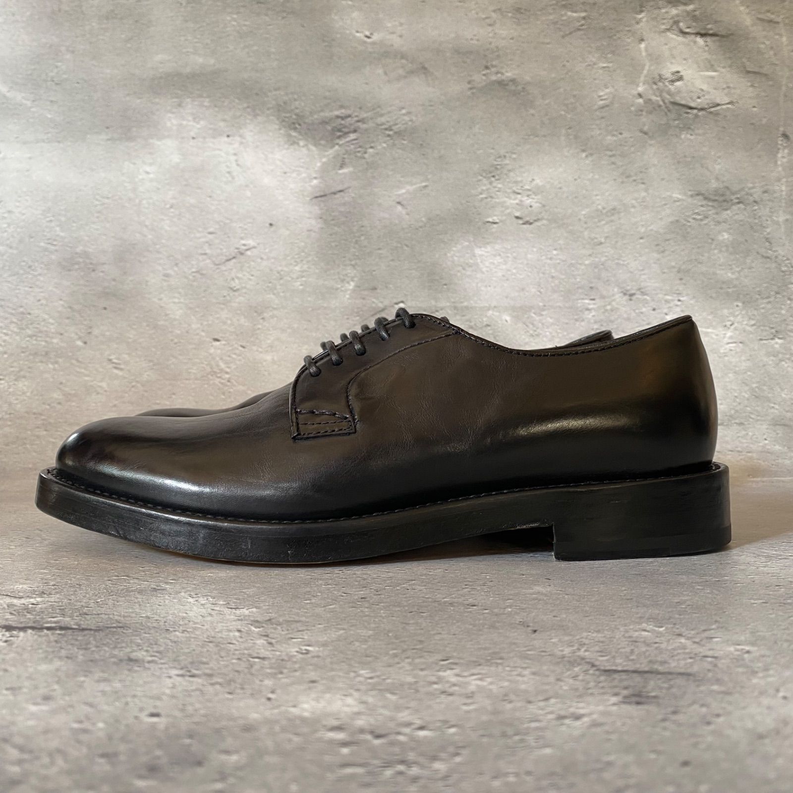 DOUCAL S デュカルス プレーントゥ ダービーシューズ 革靴