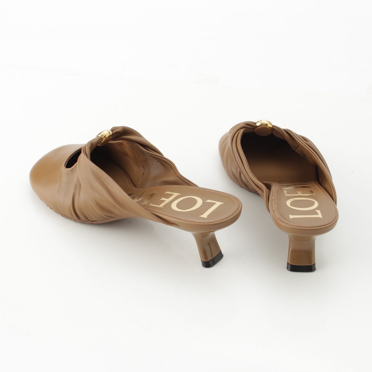 ロエベミュール37新品LOEWEアナグラムパンプス入学式卒業式 23SS  