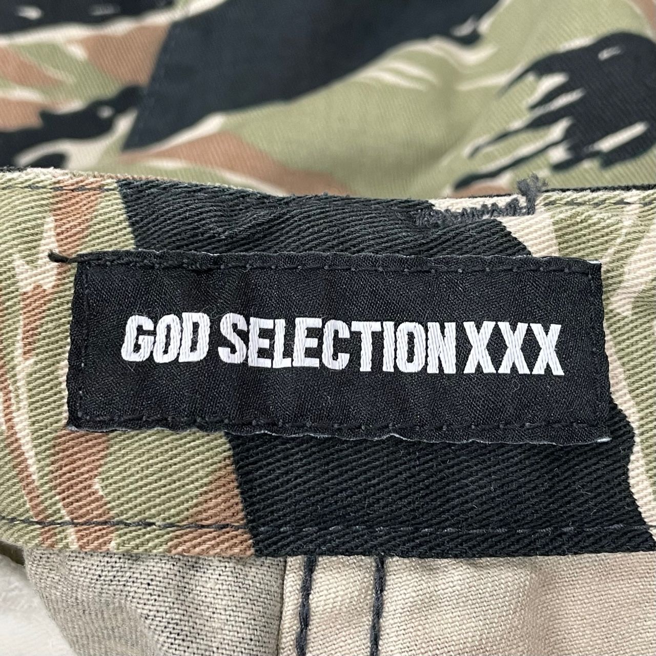 GOD SELECTION XXX 22AW 迷彩 カーゴパンツ ゴッドセレクション