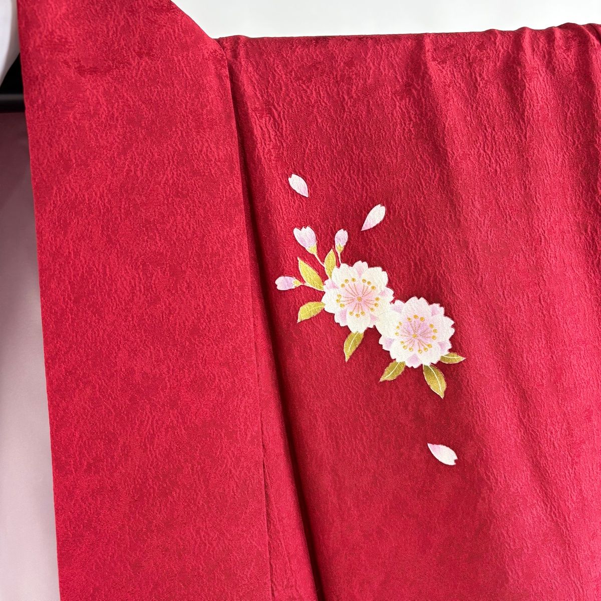 振袖 身丈163.5cm 裄丈69cm L 袷 袋帯フルセット 桜 手鞠 金彩 ぼかし