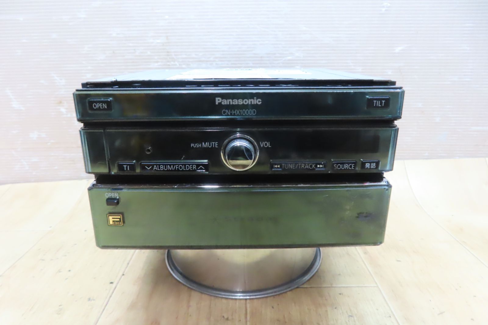 F1396/パナソニック　CN-HX1000D　インダッシュナビ　カーナビ　HDDナビ　本体のみ