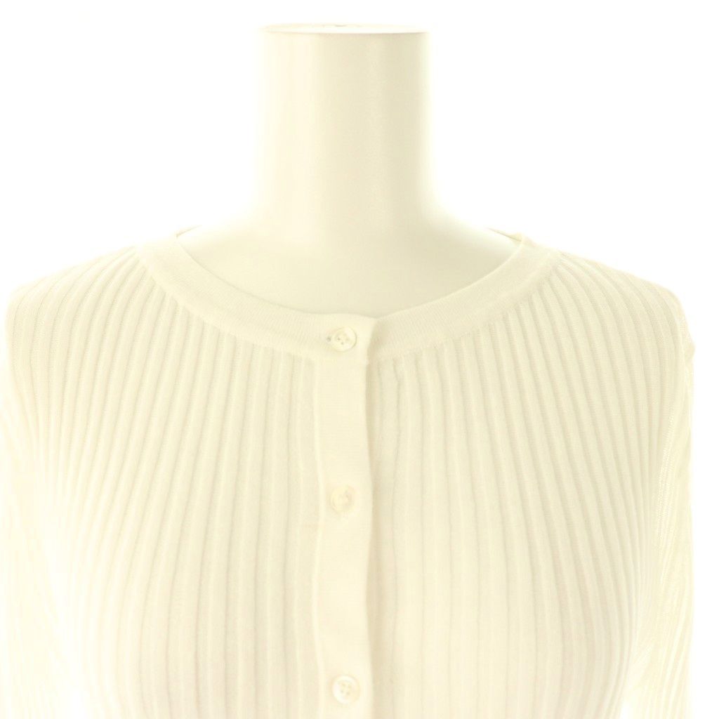 トップス herlipto Frill Knit Cardigan white Frill Knit Cardigan